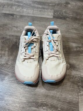 Altra Lone Peak 7 Trail Running Shoes Brown Blue Sneakers Hiking Womens Sz 10.5